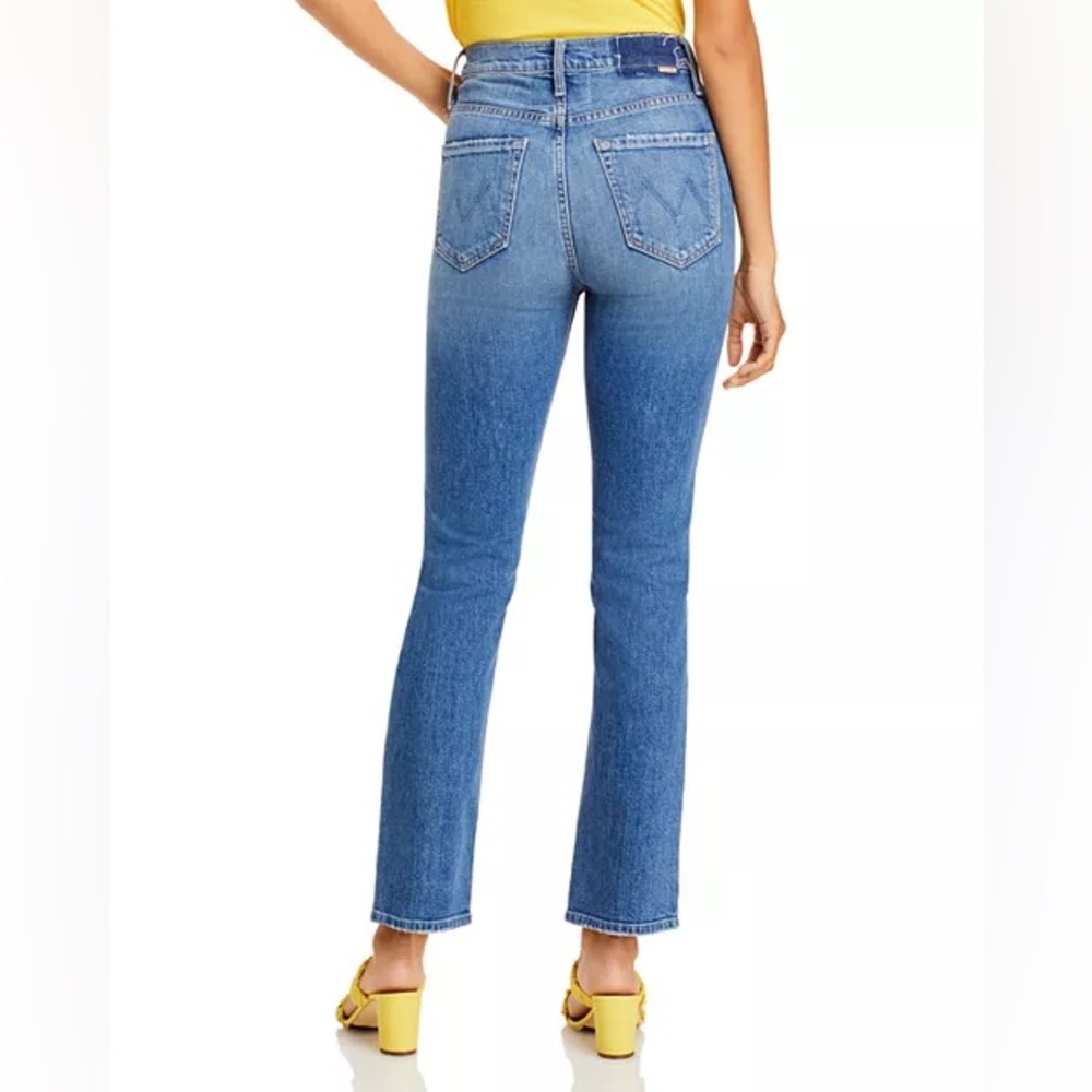 MOTHER Superior High Waisted Rider Skimp Jeans in Cowboys Don't Cry Size 30 New - Picture 3 of 13